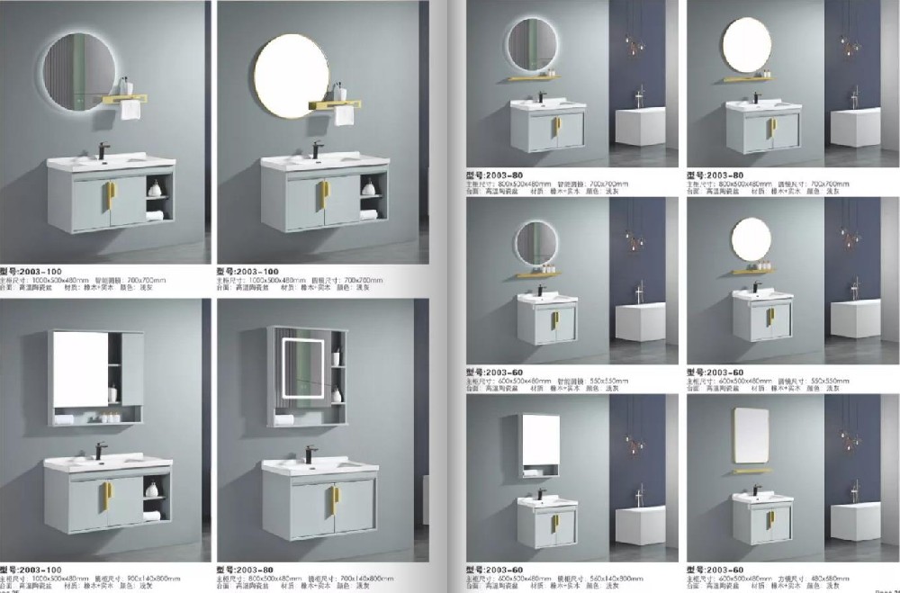 大自然衛(wèi)浴洗手臺(tái)組合柜2003系列